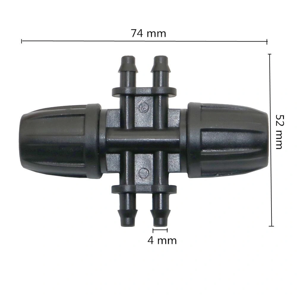 Irrigation Garden Hose Splitters 8/11mm to 4/7mm 6 Way Connector