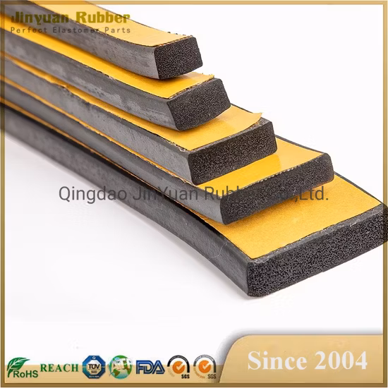 China Factory EPDM Sponge Foam Rubber Sealing Strip Gasket Seal for Door and Window